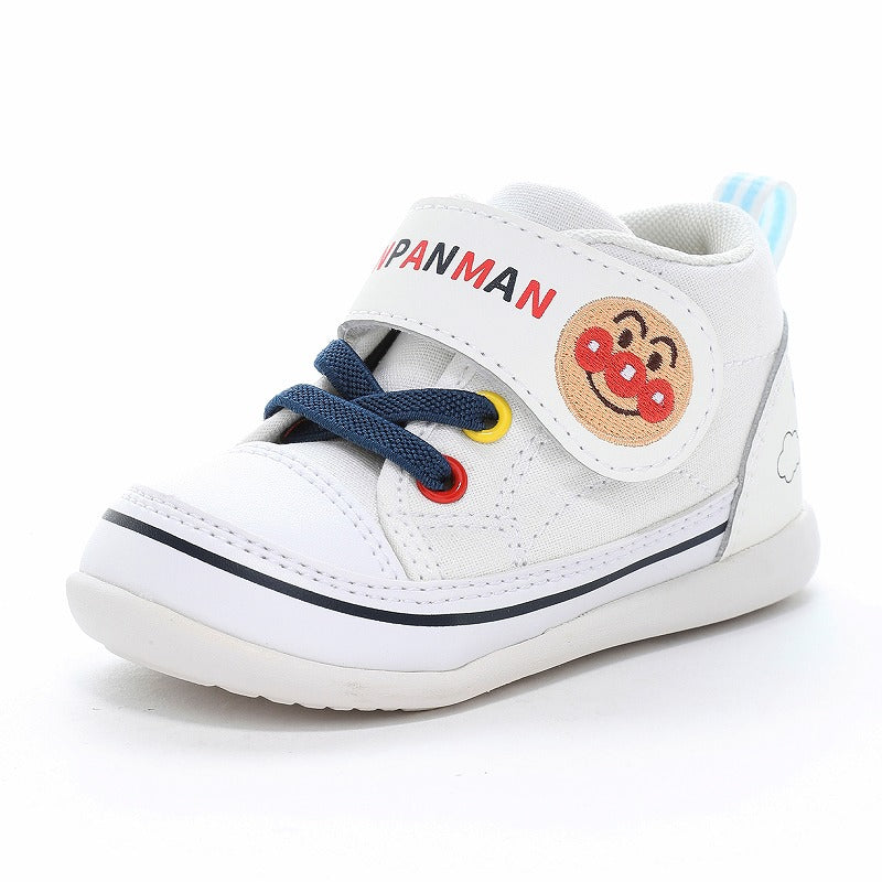 문스타 호빵맨 베이비 하이탑 슈즈 AP B61 화이트