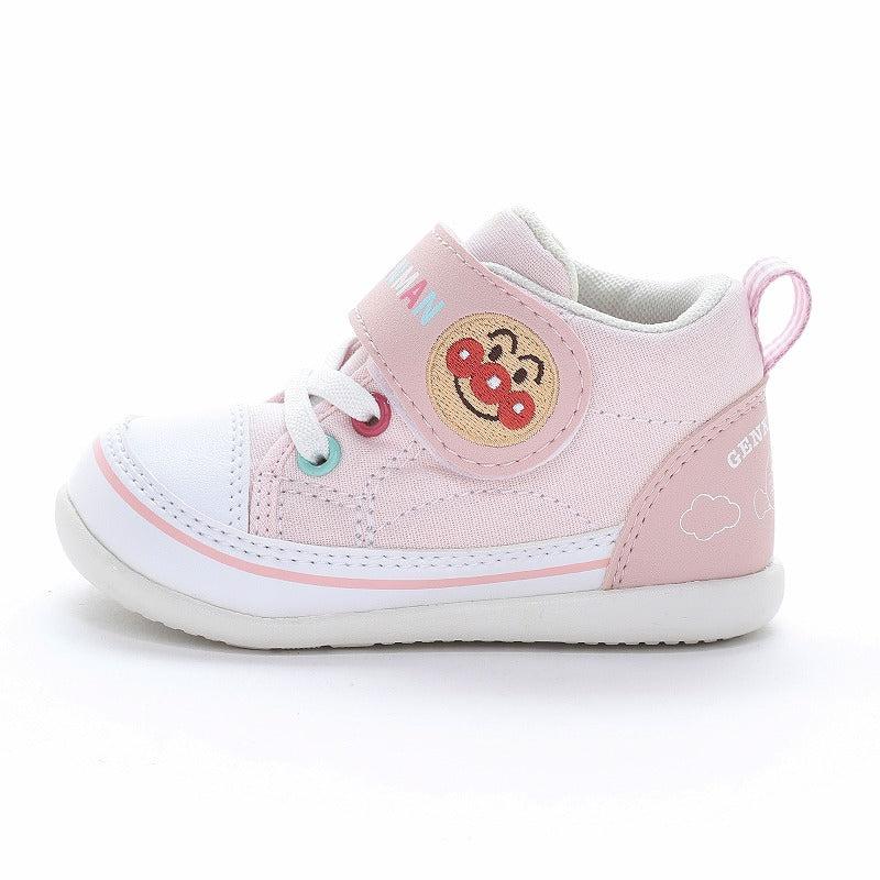 문스타 호빵맨 베이비 하이탑 슈즈 AP B61 핑크