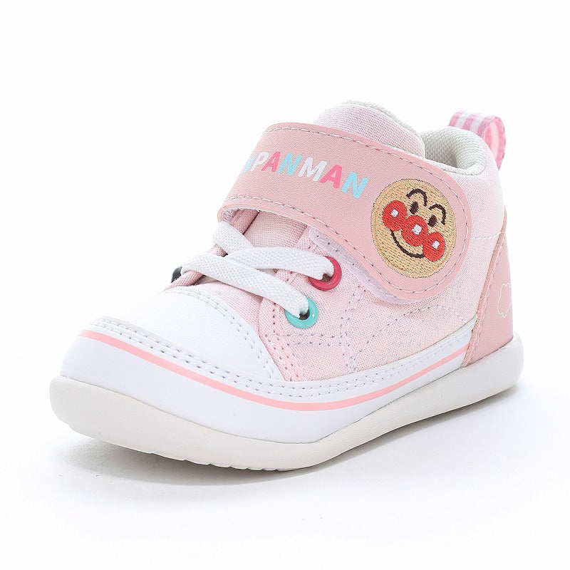 문스타 호빵맨 베이비 하이탑 슈즈 AP B61 핑크