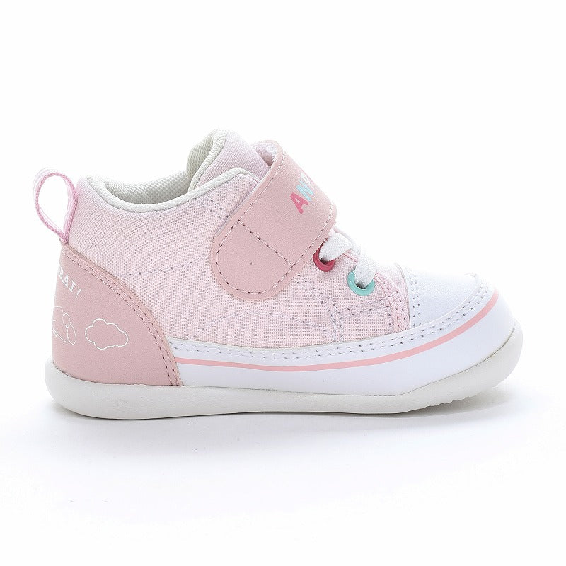 문스타 호빵맨 베이비 하이탑 슈즈 AP B61 핑크