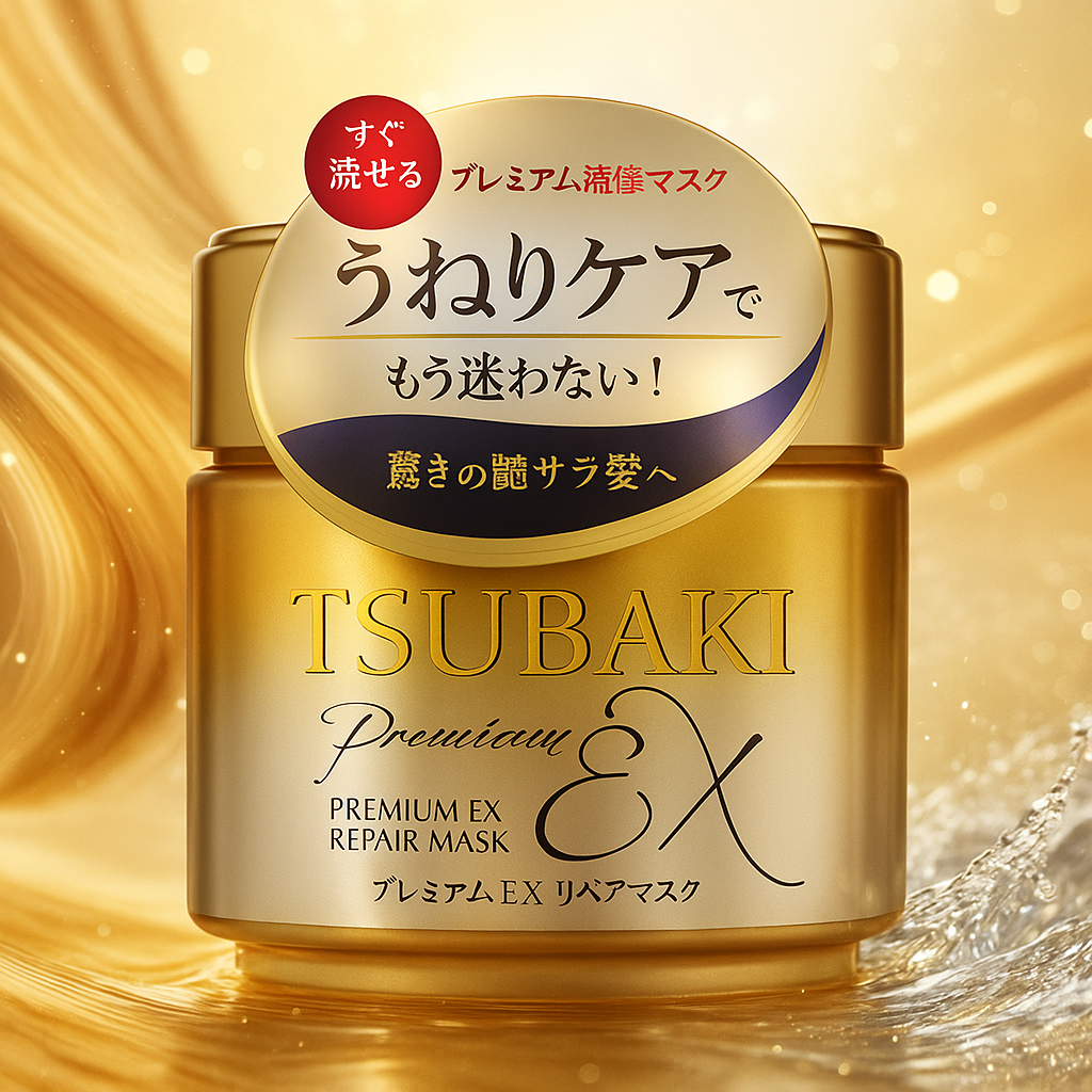 츠바키 프리미엄EX 리페어 마스크 180ml