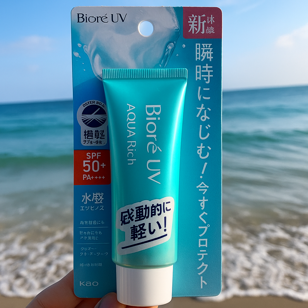 비오레 UV 아쿠아리치 워터리 에센스 SPF50+ PA++++ 70g