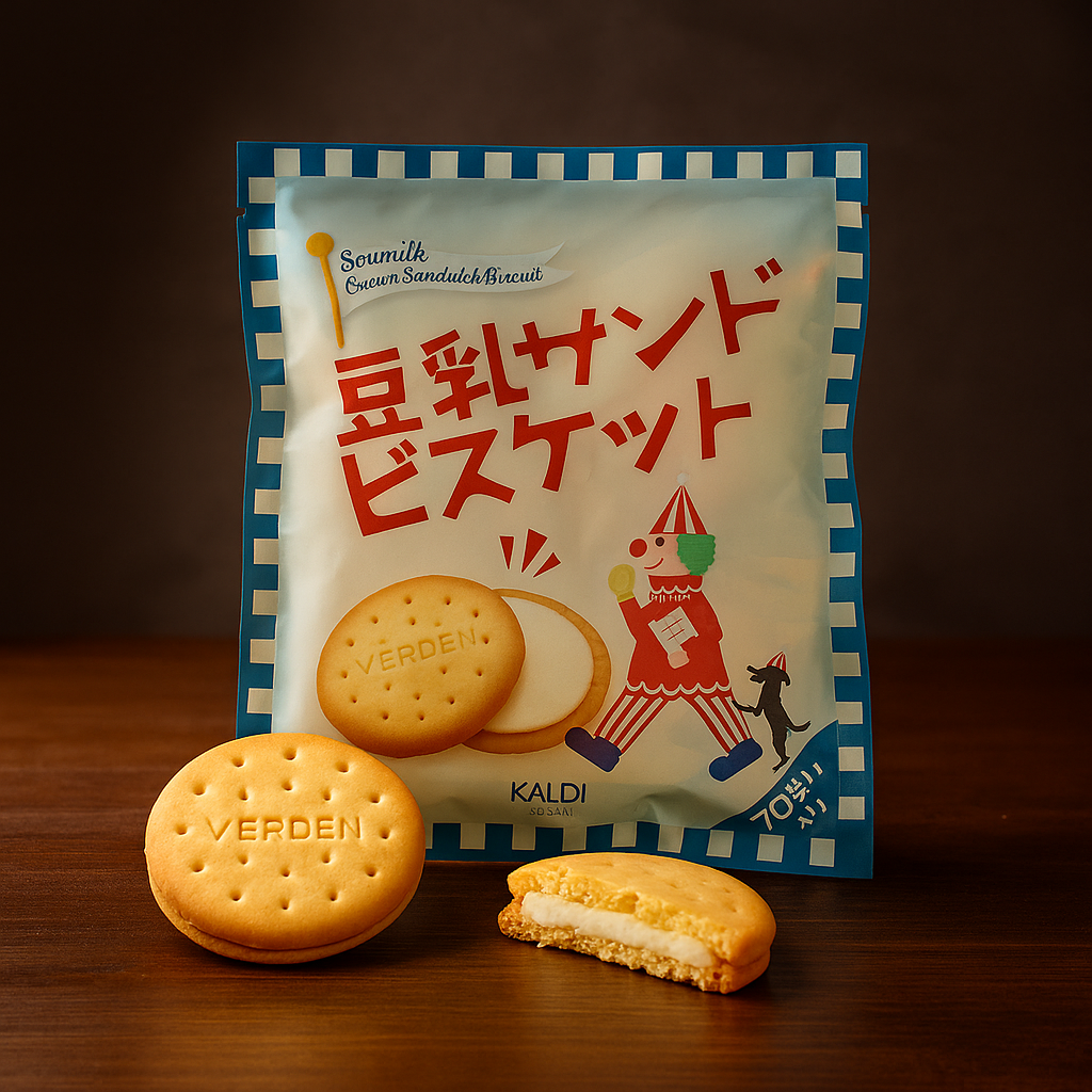 칼디 두유 샌드 비스킷 10개입