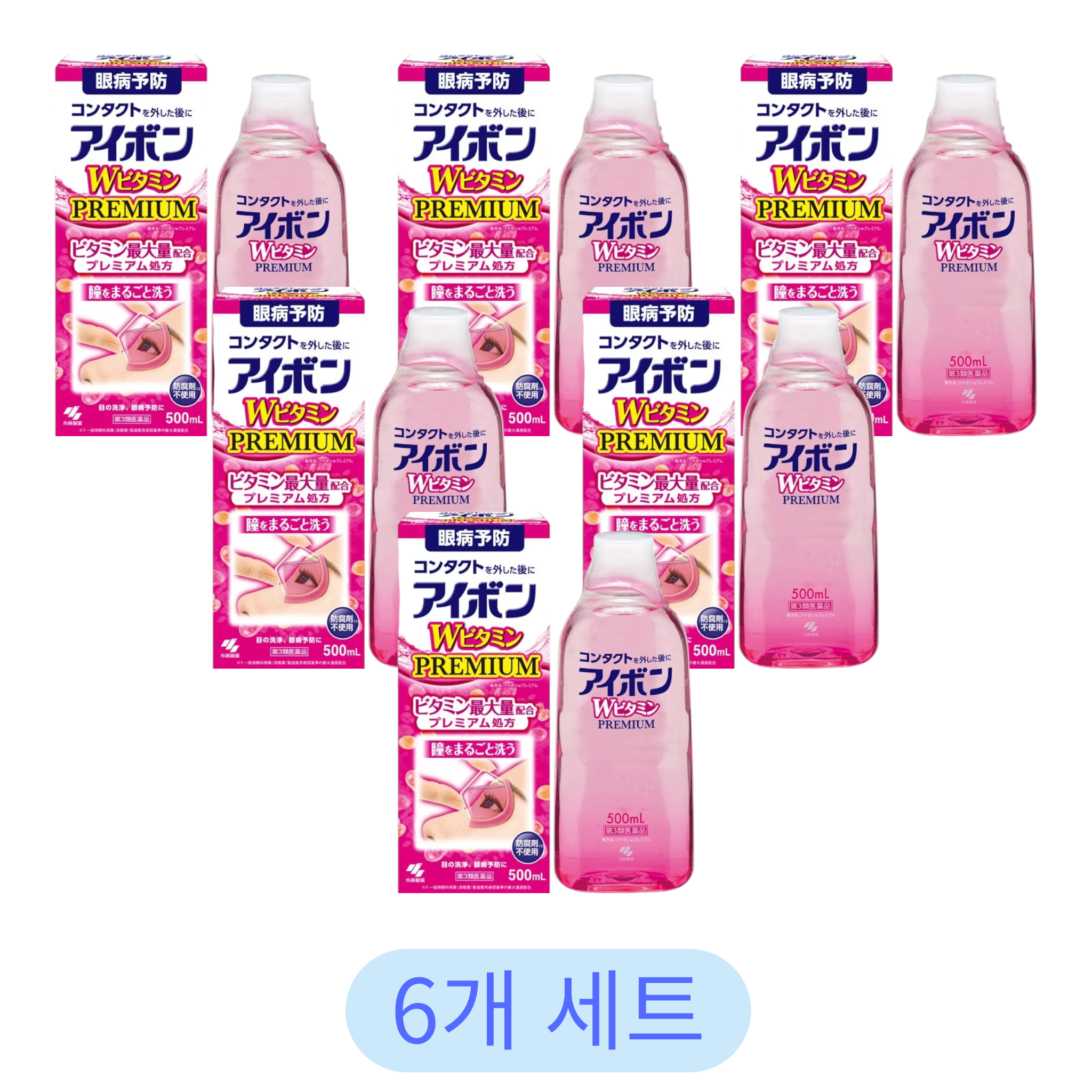 아이봉 W 비타민 프리미엄 500ml (6개 세트)