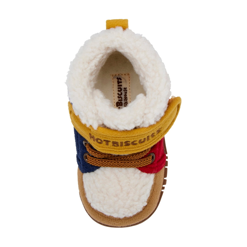 미키하우스 HOT BISCUITS 베이비 퍼 보아 퍼스트 슈즈 멀티컬러 (115-135)