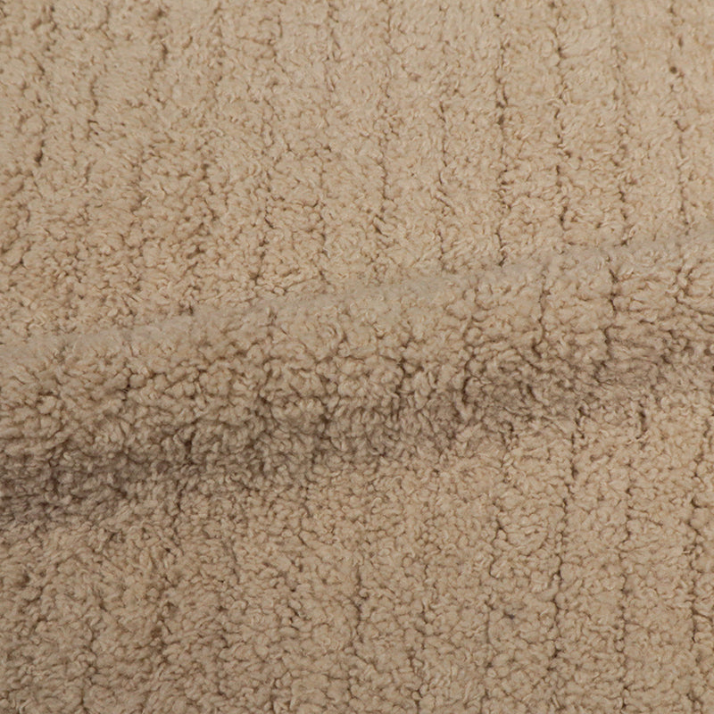 阿卡醬混合寶寶柔軟絨毛背心棕色 50–70cm