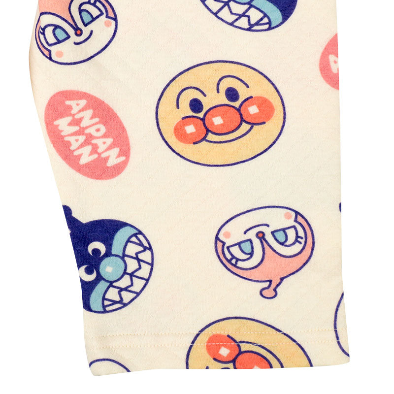 아카짱혼포 호빵맨 베이비 퀼팅 파자마 실내복 세트 핑크