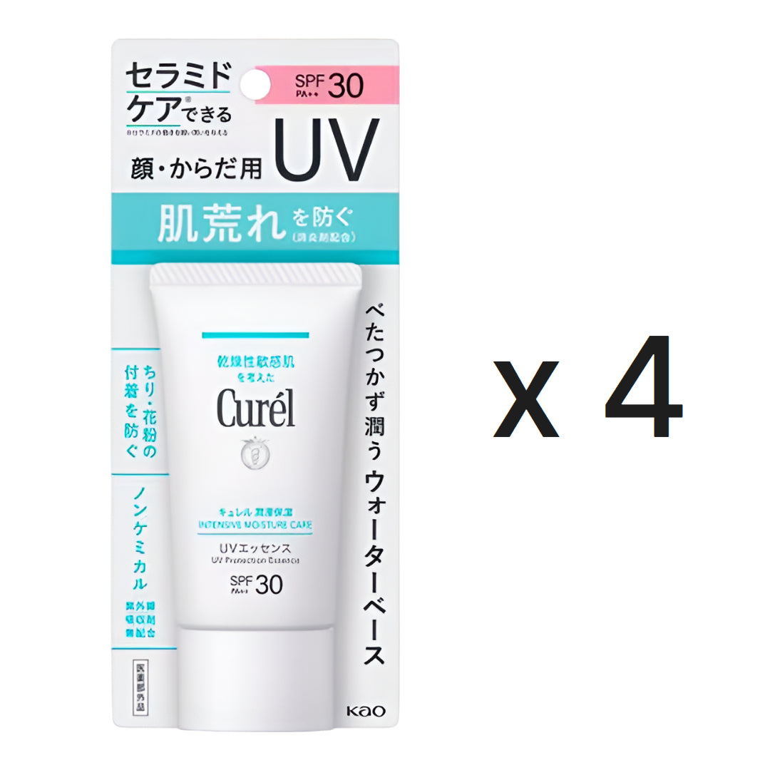 큐렐 윤침보습 UV 에센스 SPF30 PA++ 50g x 4개
