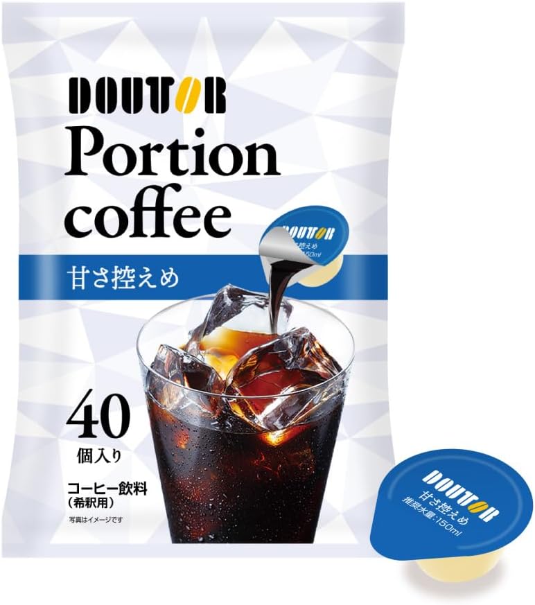 도토루 커피 포션 달지않은 단맛 40개입