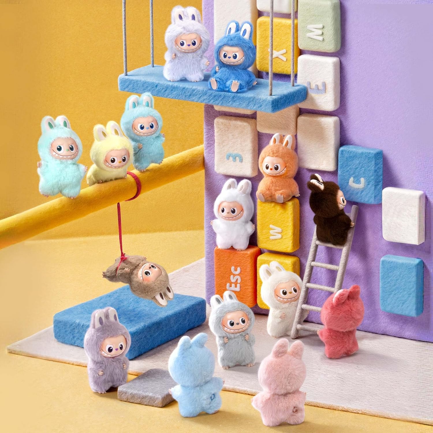 팝마트 더 몬스터 핀 포 러브 비닐 플러시 펜던트 블라인드 박스 랜덤 1개