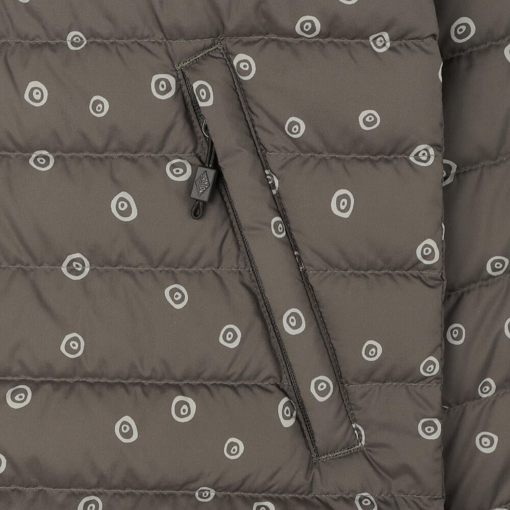 단톤 KIDS' INNER DOWN CREWNECK JACKET POLKA DOT