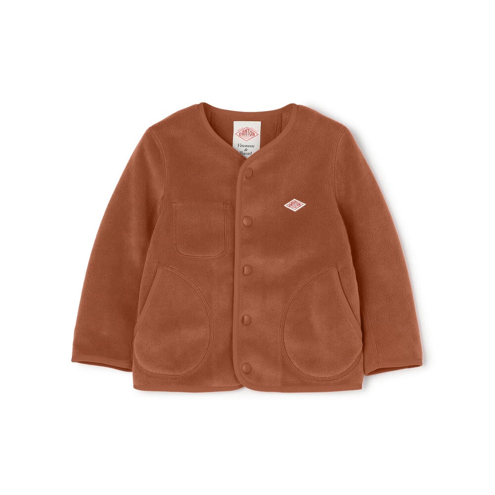 단톤 KIDS' FLEECE COLLARLESS JACKET