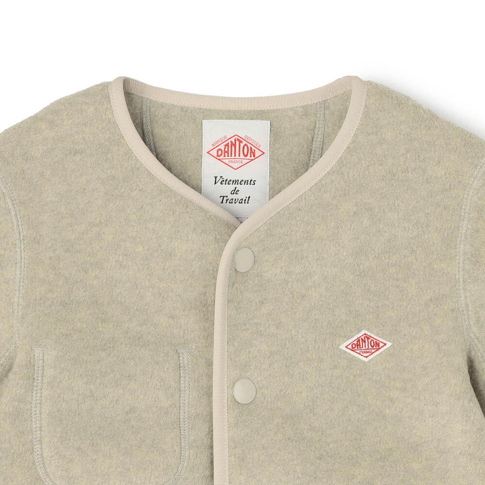 단톤 KIDS' FLEECE COLLARLESS JACKET