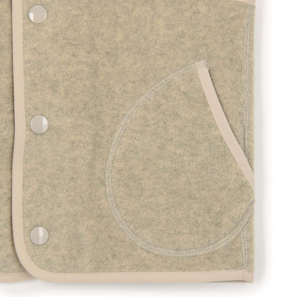 단톤 KIDS' FLEECE COLLARLESS VEST