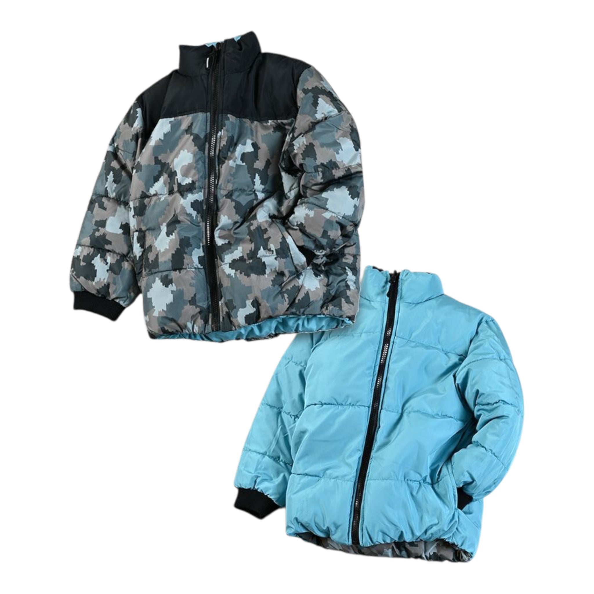 마키즈 리버서블 스탠드카라 블루종 (80–150)