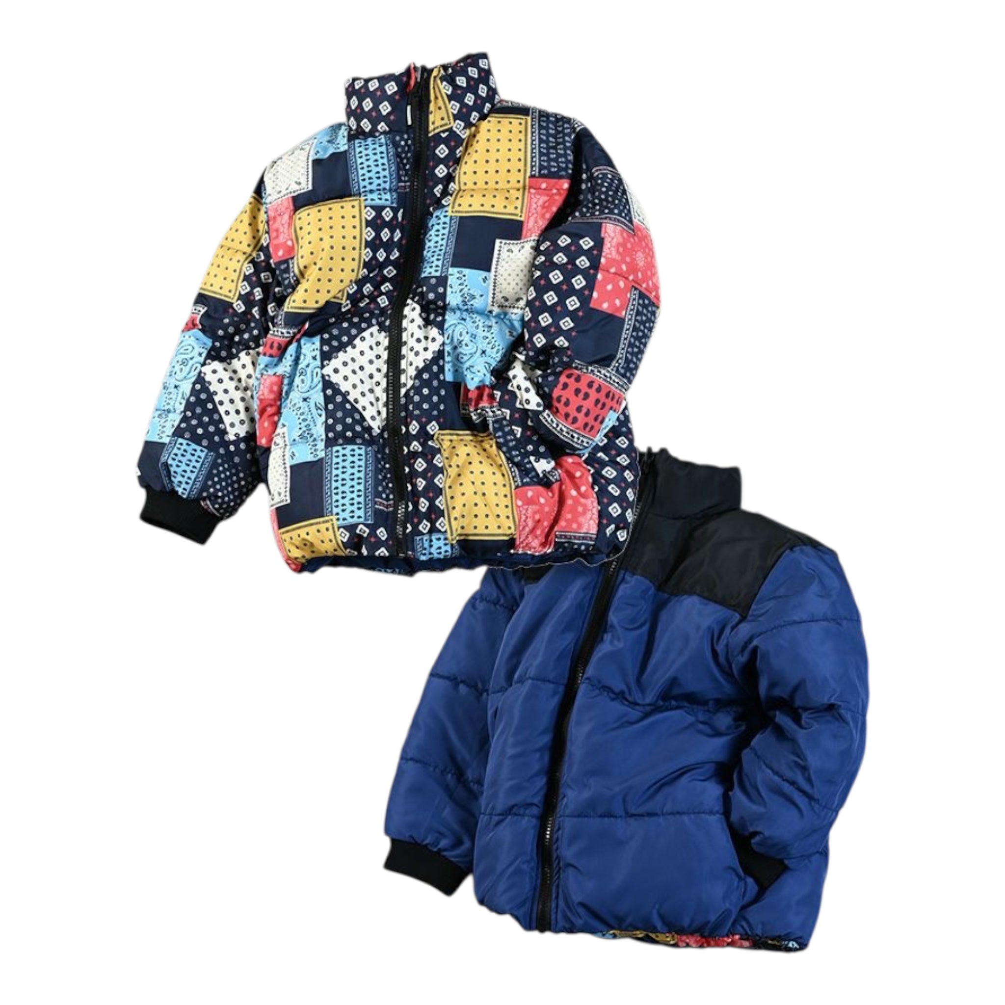 마키즈 리버서블 스탠드카라 블루종 (80–150)