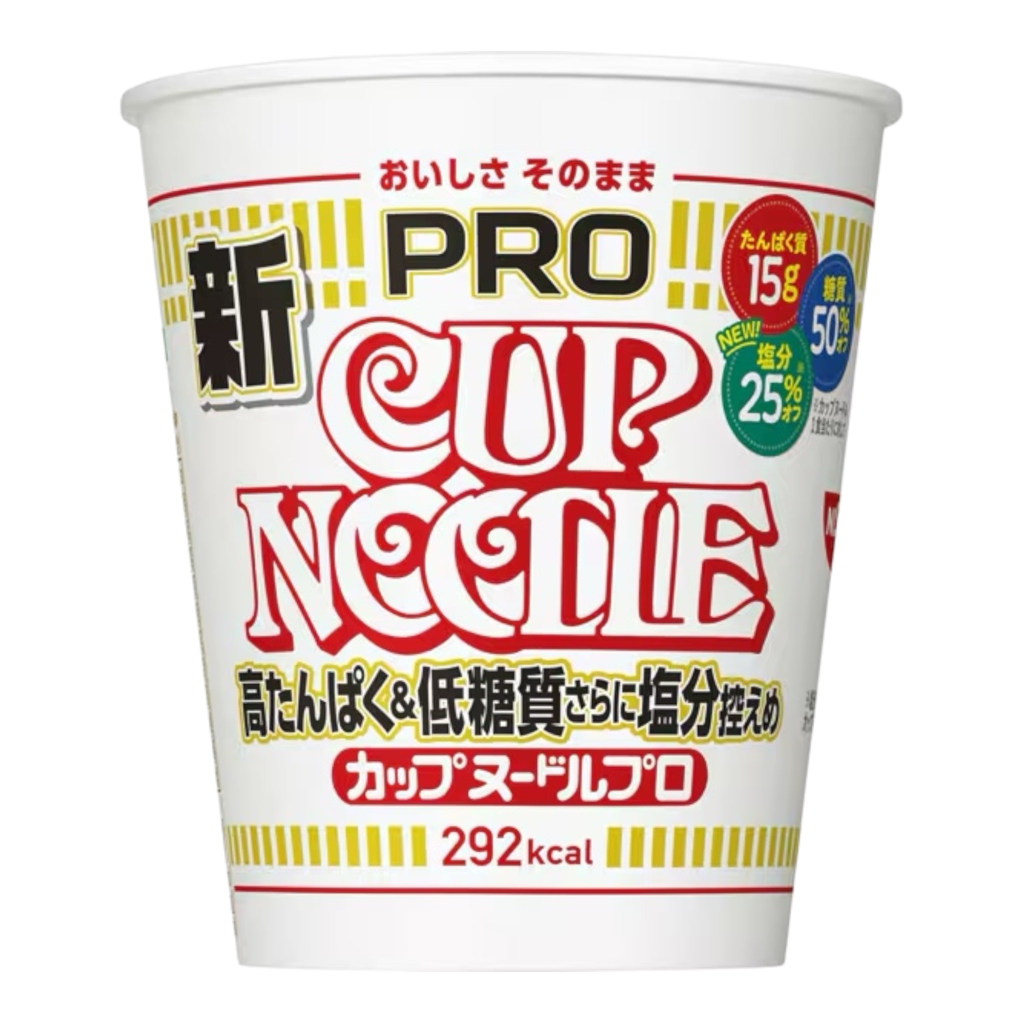 닛신 컵누들 PRO 고단백 저당질 저염 컵라면 75g