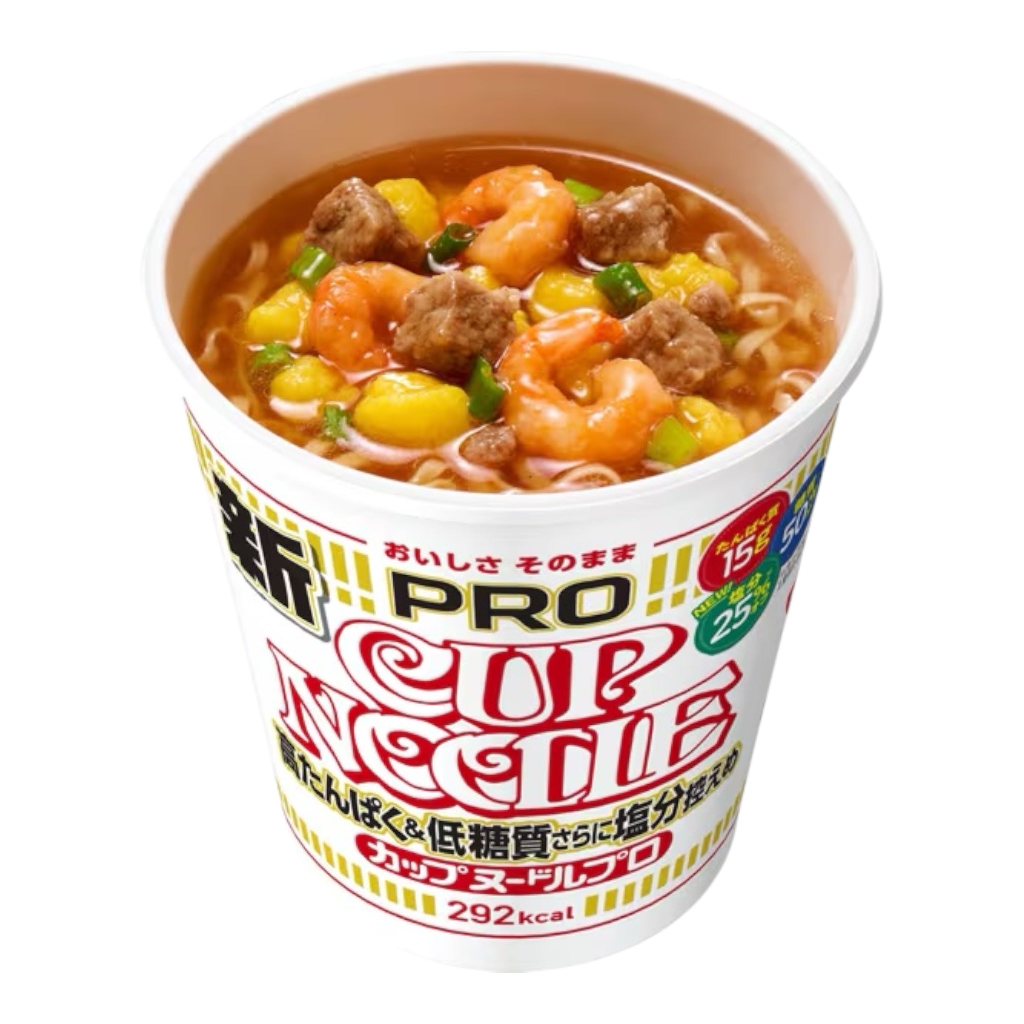 닛신 컵누들 PRO 고단백 저당질 저염 컵라면 75g