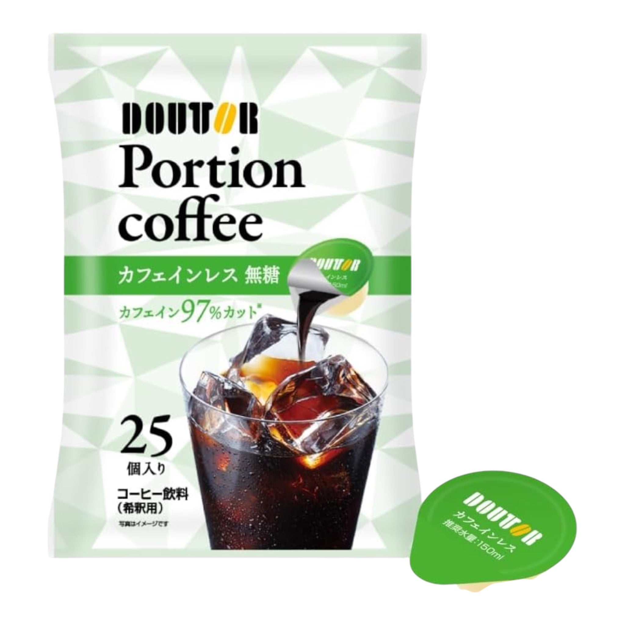 커피 포션 카페인리스 블랙 25개입