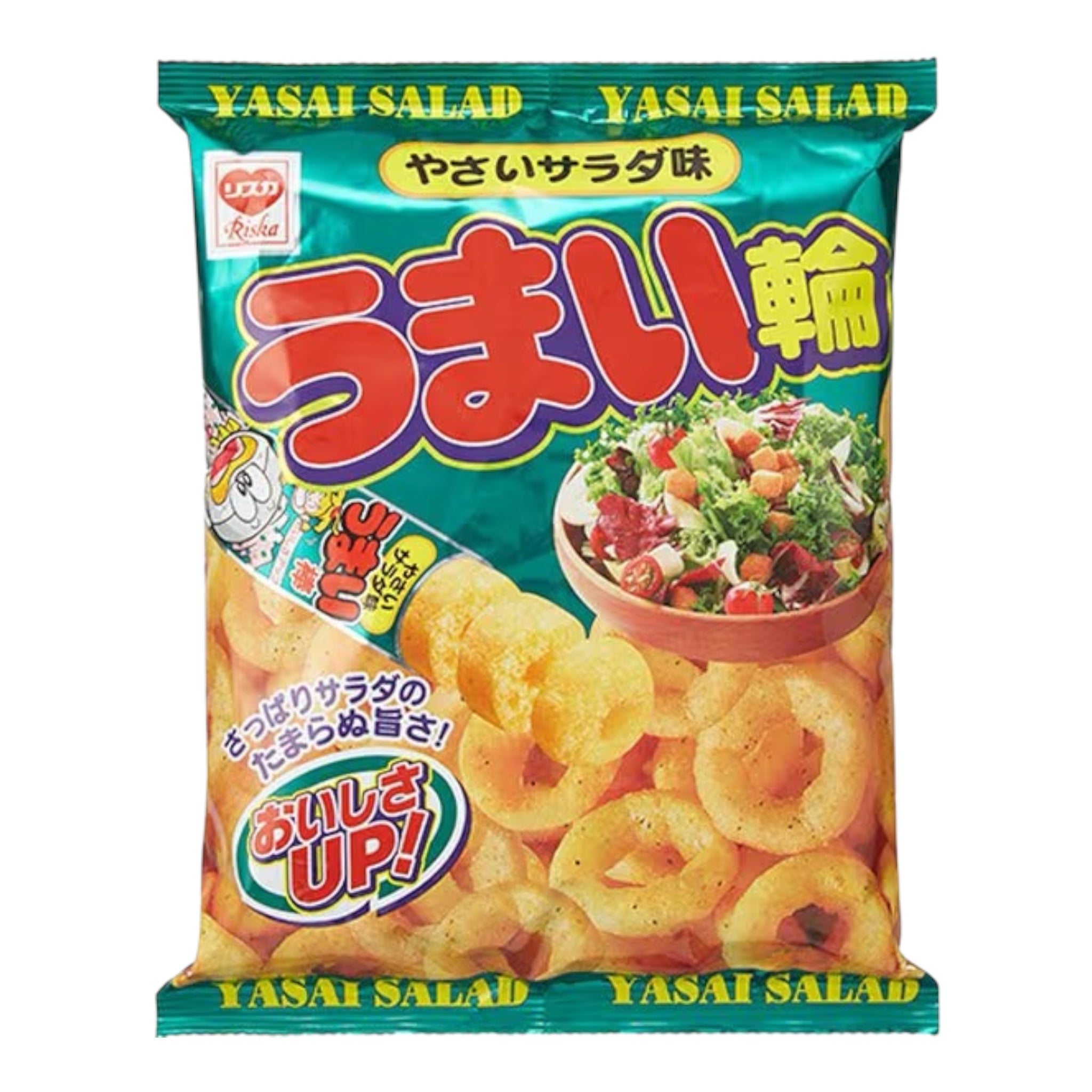 리스카 우마이와 야채샐러드맛 과자 75g
