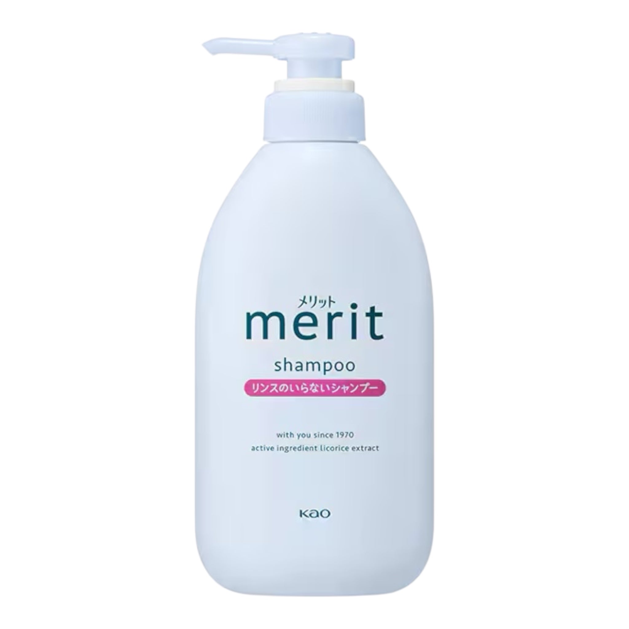 카오 메리트 린스가 필요 없는 샴푸 펌프형 450ml