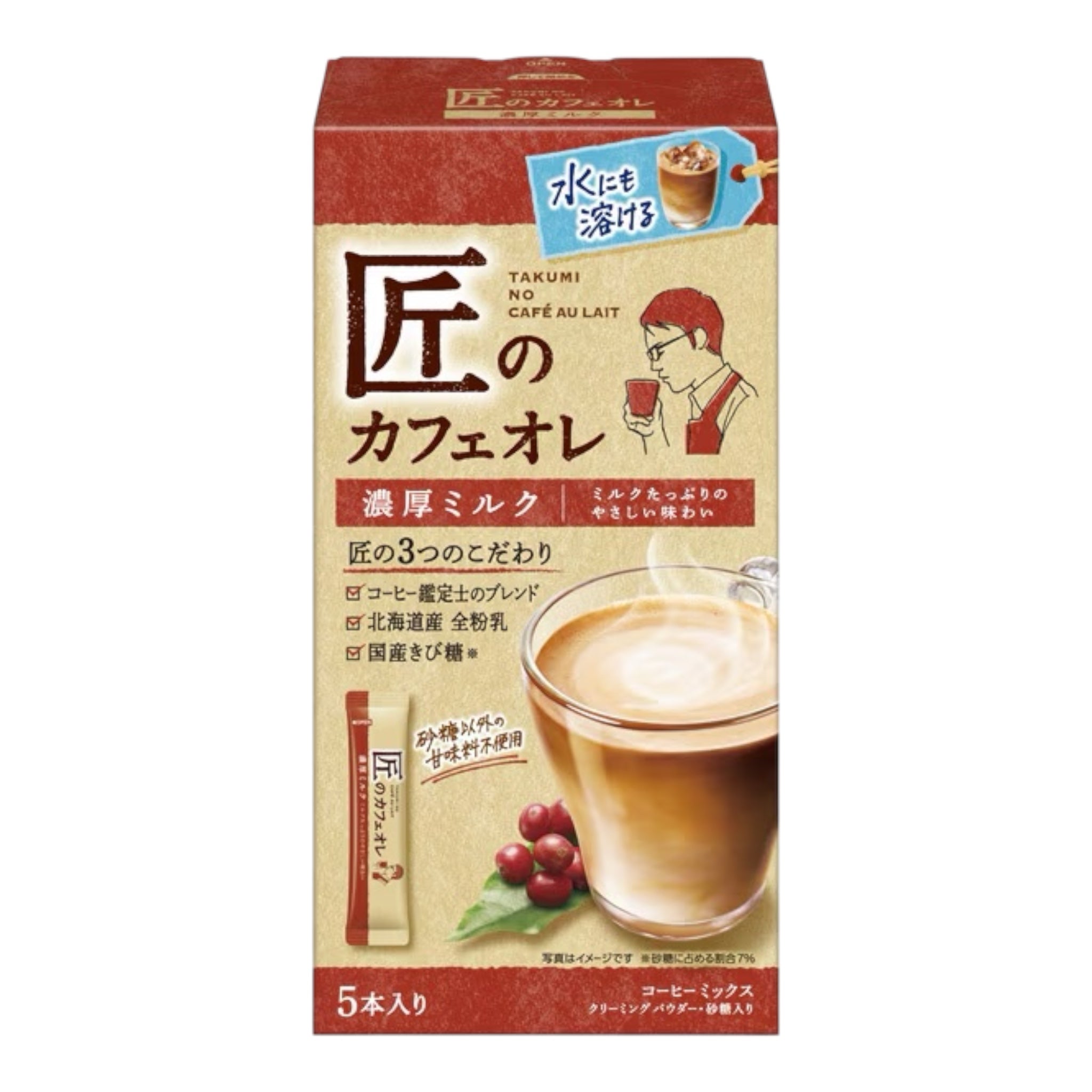 카타오카물산 장인의 카페오레 진한 밀크 5스틱