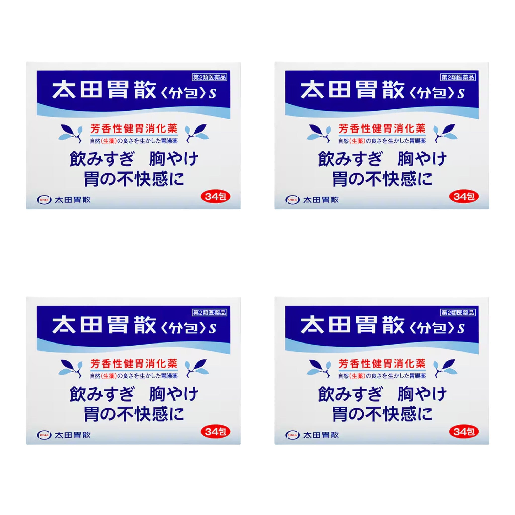 오타이산 분포 S 34포 4개 세트