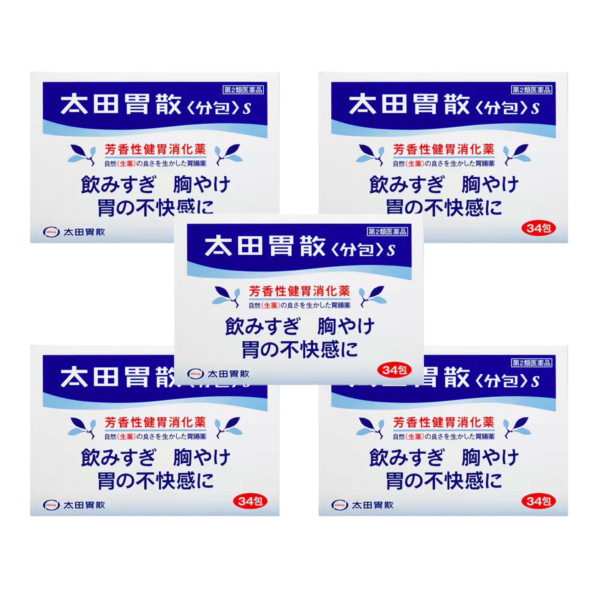 오타이산 분포 S 34포 5개 세트