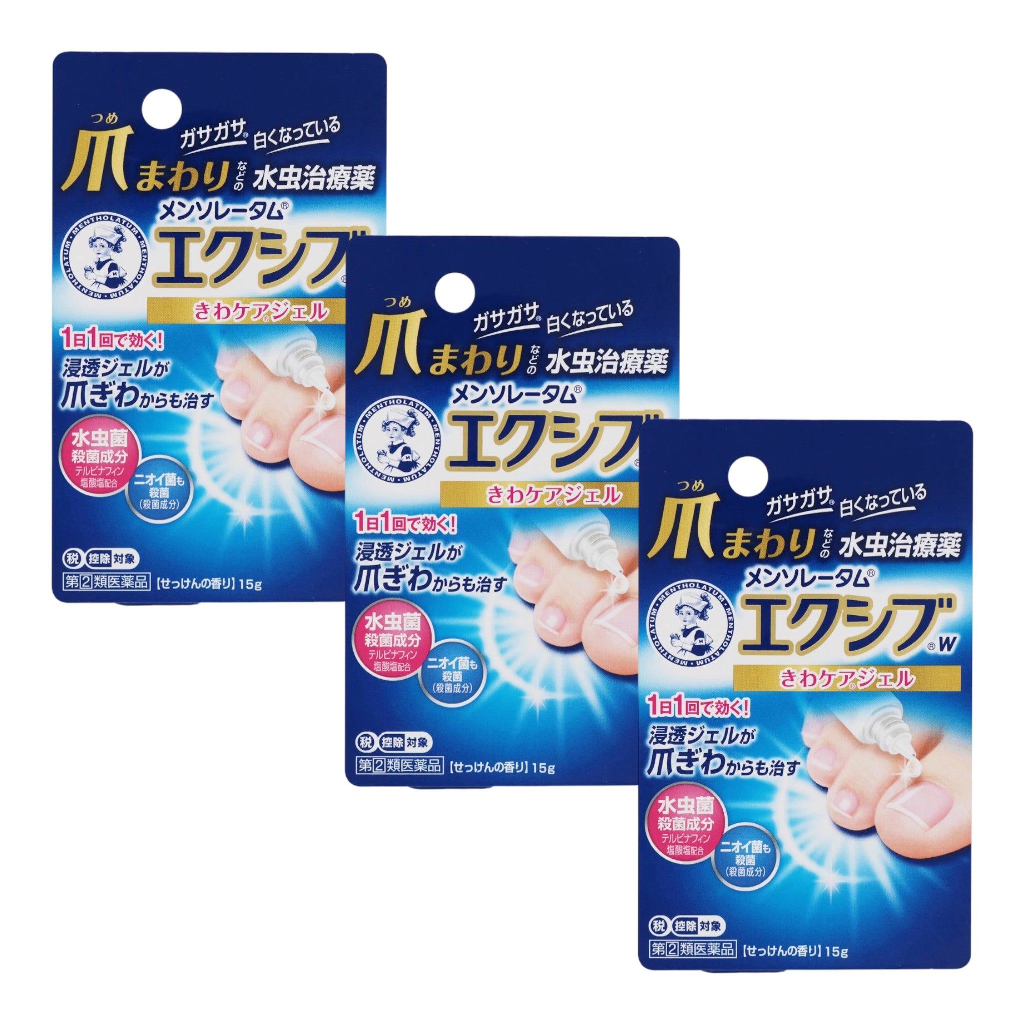 로토제약 멘소래담 엑시브 W 키와케어 젤 15g 3팩