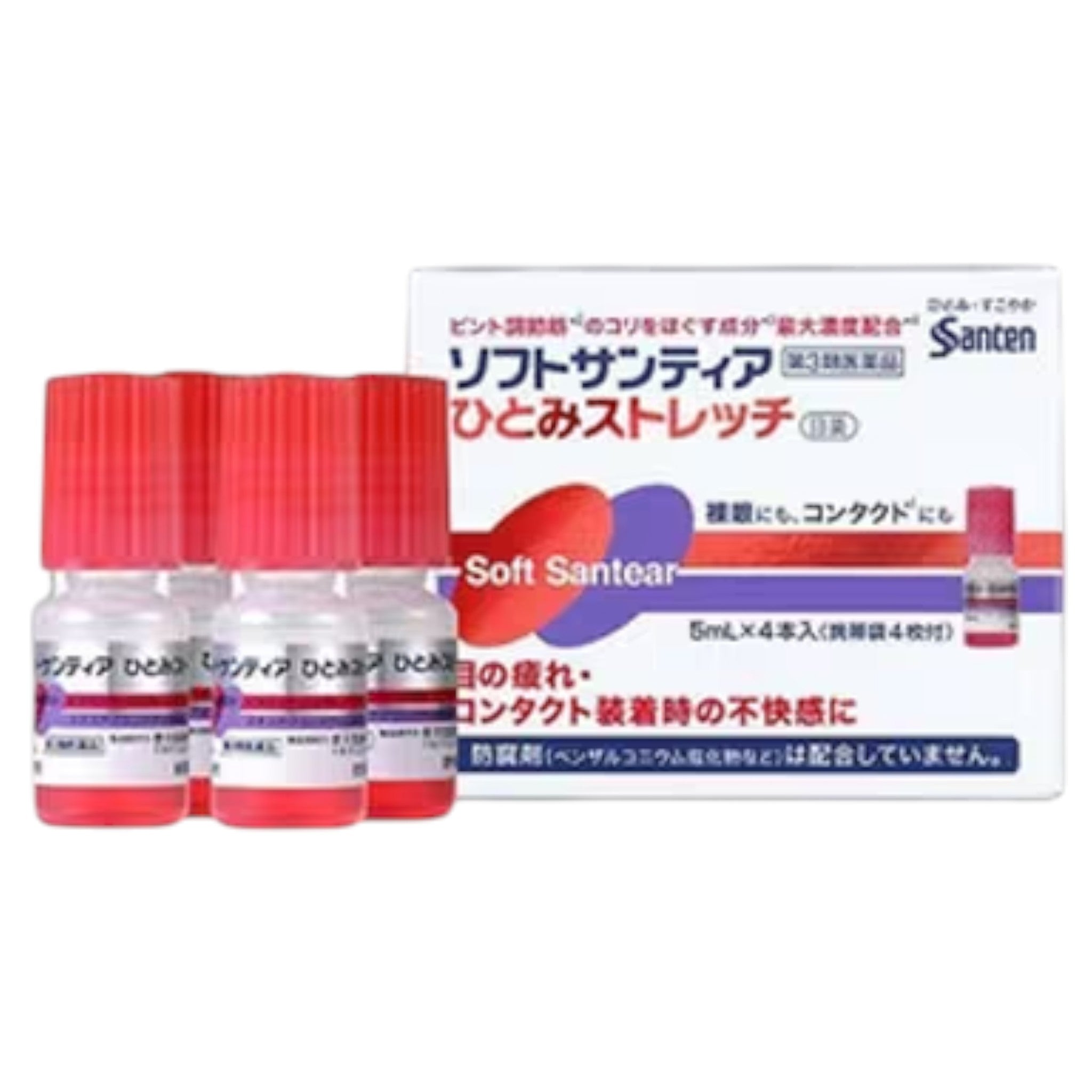 산텐제약 소프트 산티아 히토미 스트레치 5mL 4본입