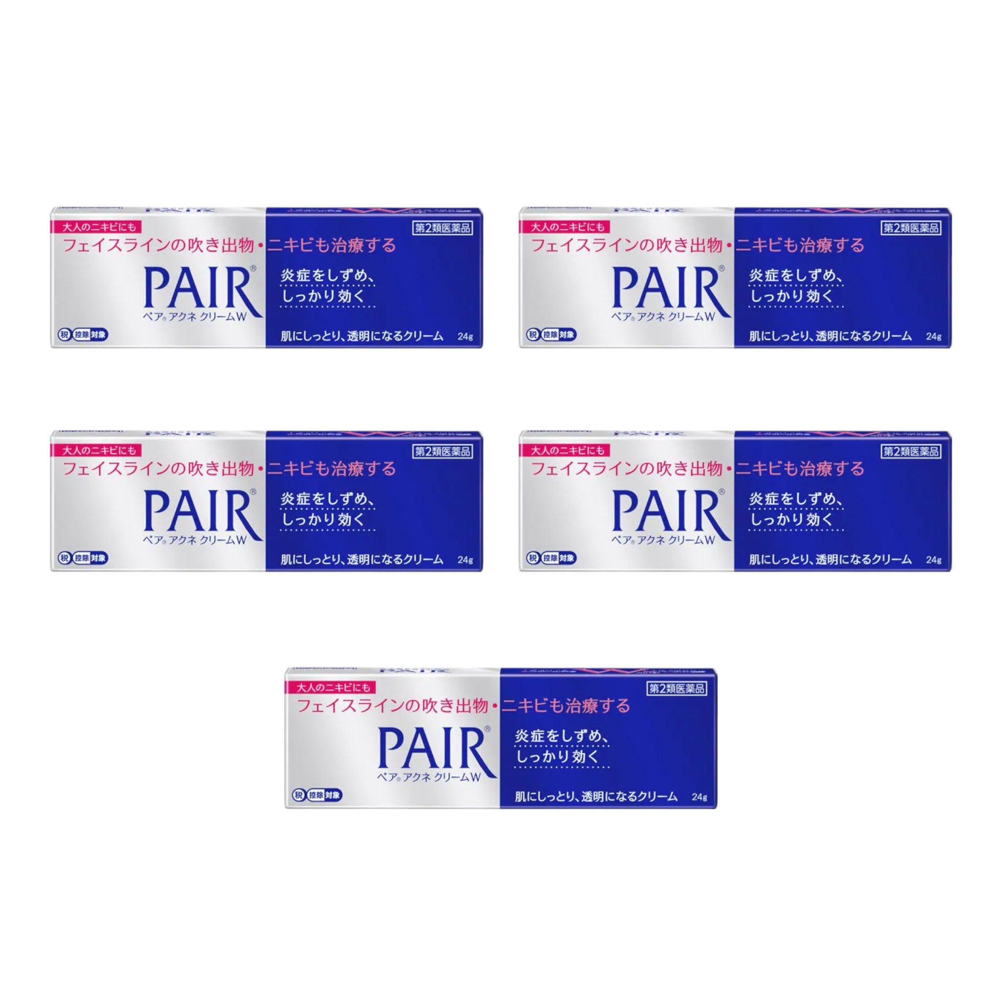 獅子牌痘痘修護霜 W 24g(5套裝)