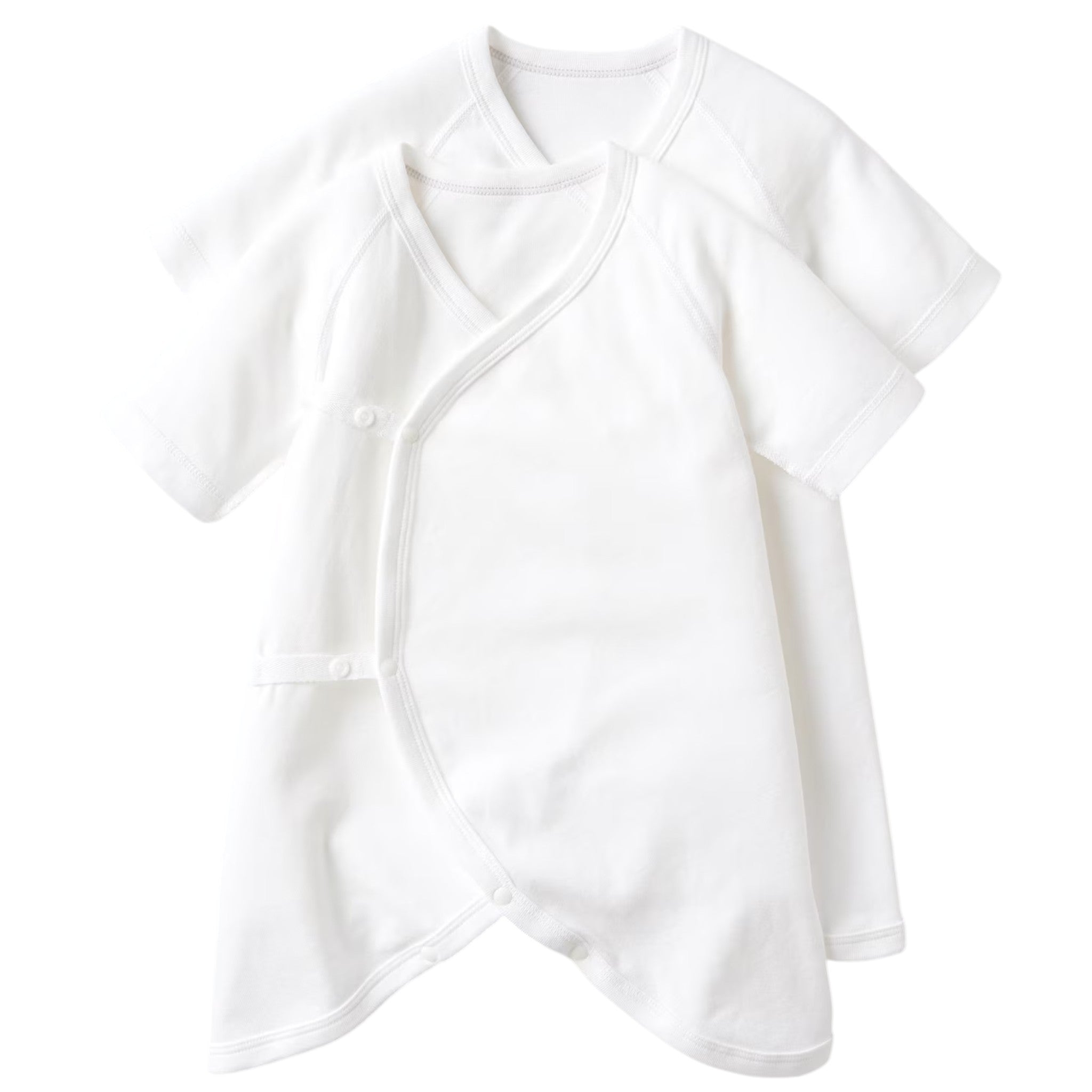 유니클로 베이비 콤비 내의 2매 세트 50~60cm 화이트