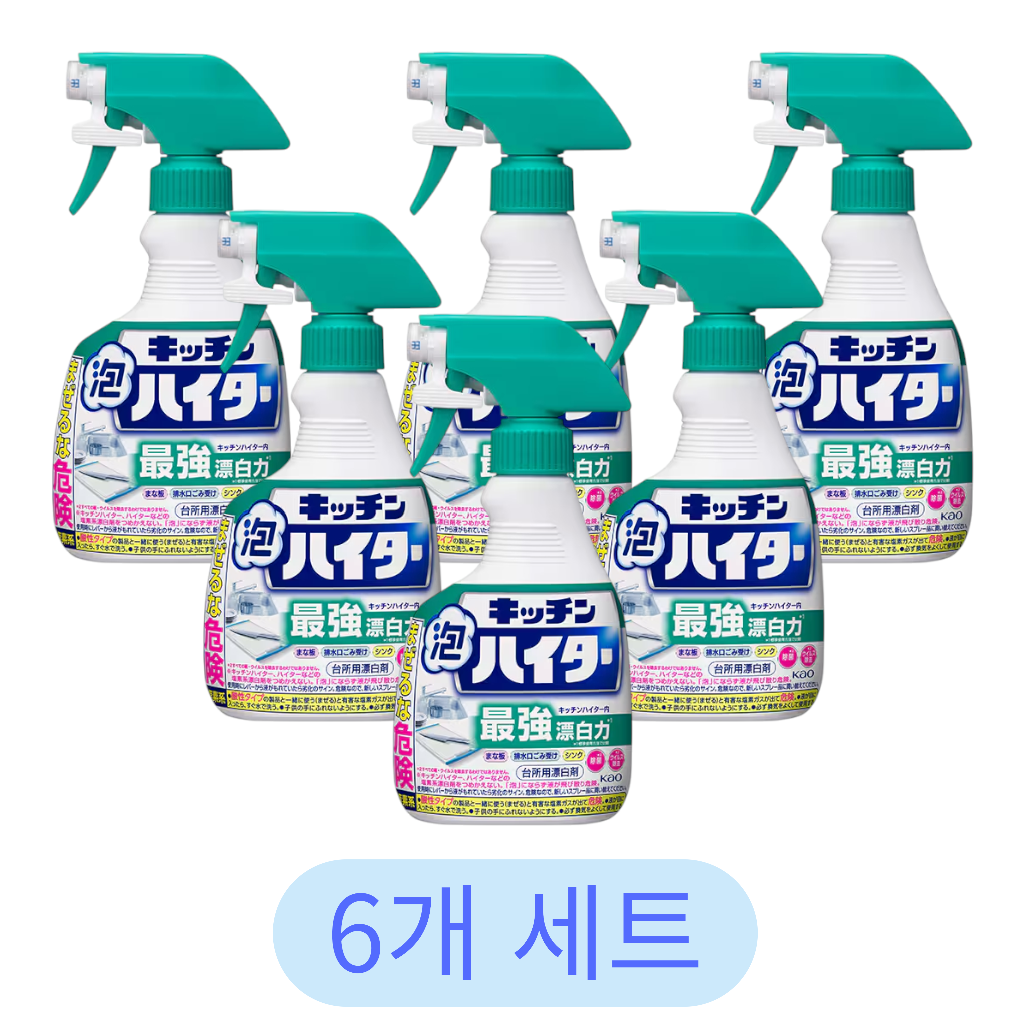 하이타 주방용 거품 세정제 본품 400ml (6세트)