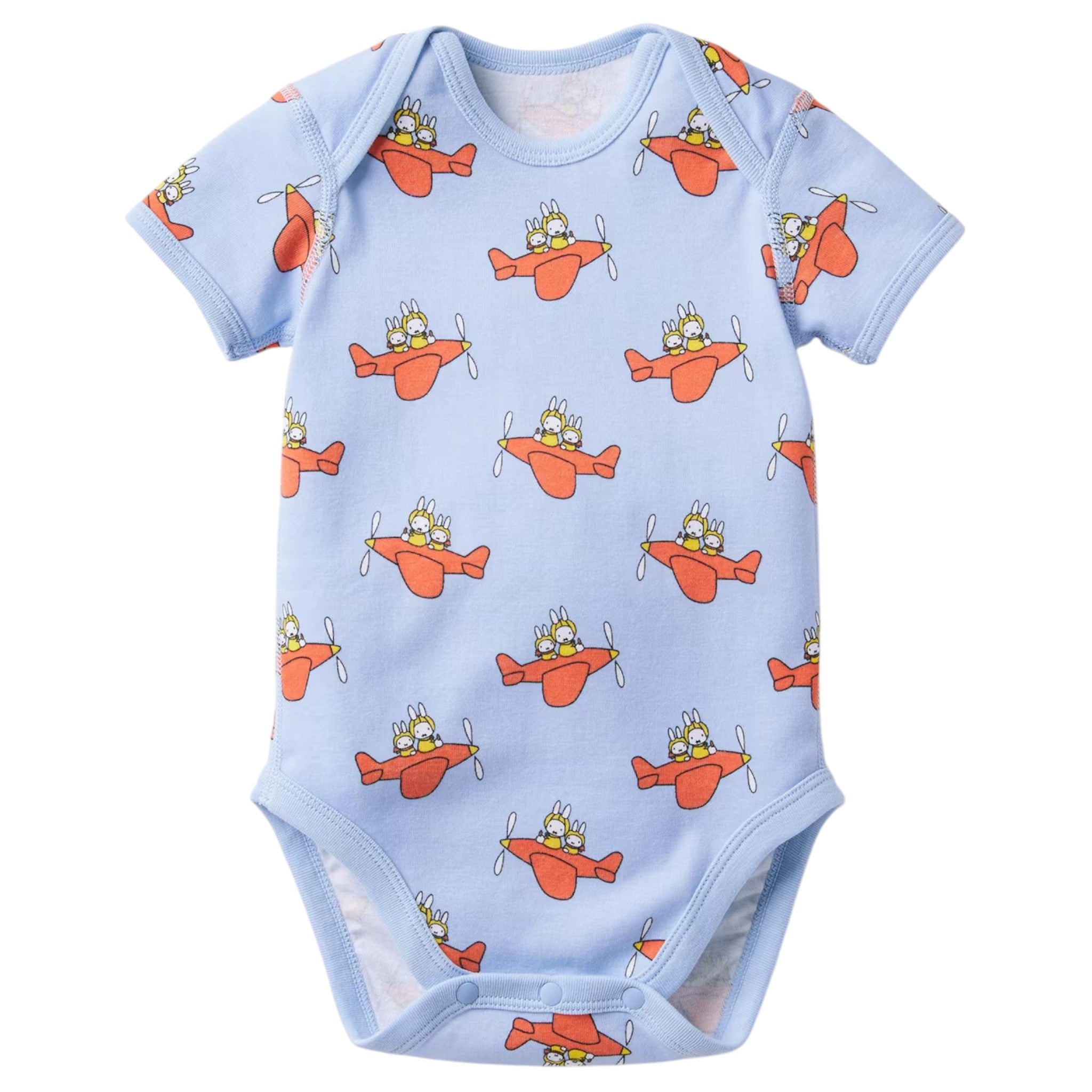 優衣庫嬰兒繪本系列連身衣 兔子小姐 坐飛機 70~90cm