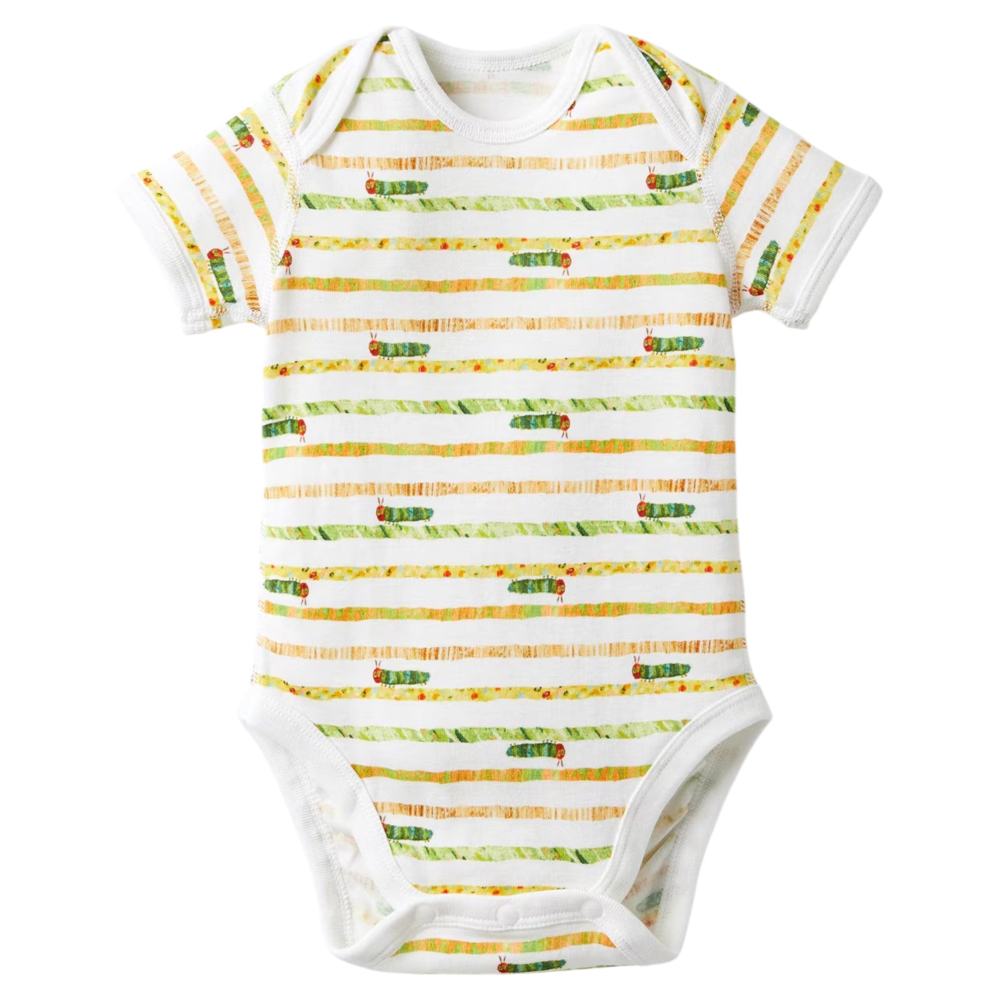 유니클로 베이비 그림책 컬렉션 바디수트 배고픈 애벌레 70~90cm