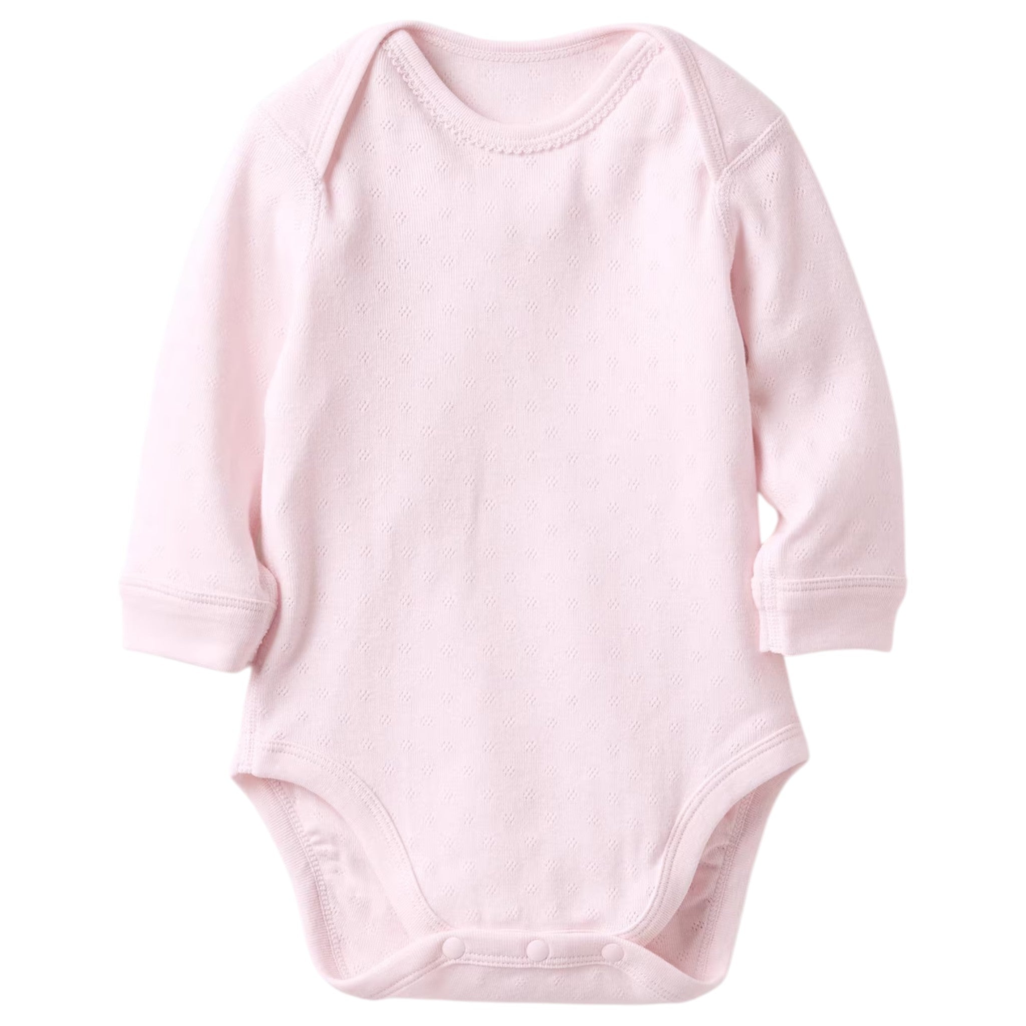 유니클로 베이비 포인텔 바디수트 핑크 70~90cm