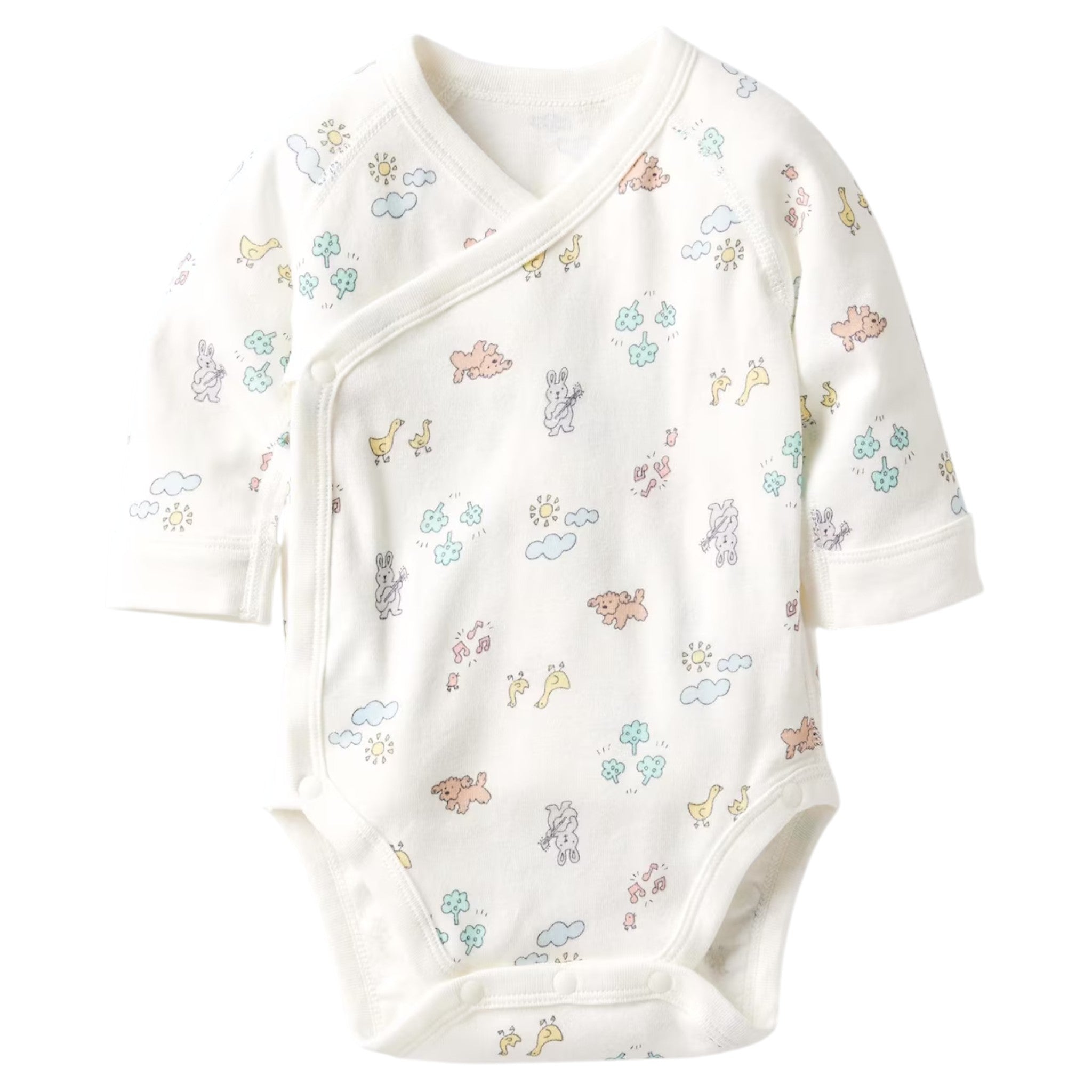 유니클로 베이비 바디수트 앞여밈 60~70cm