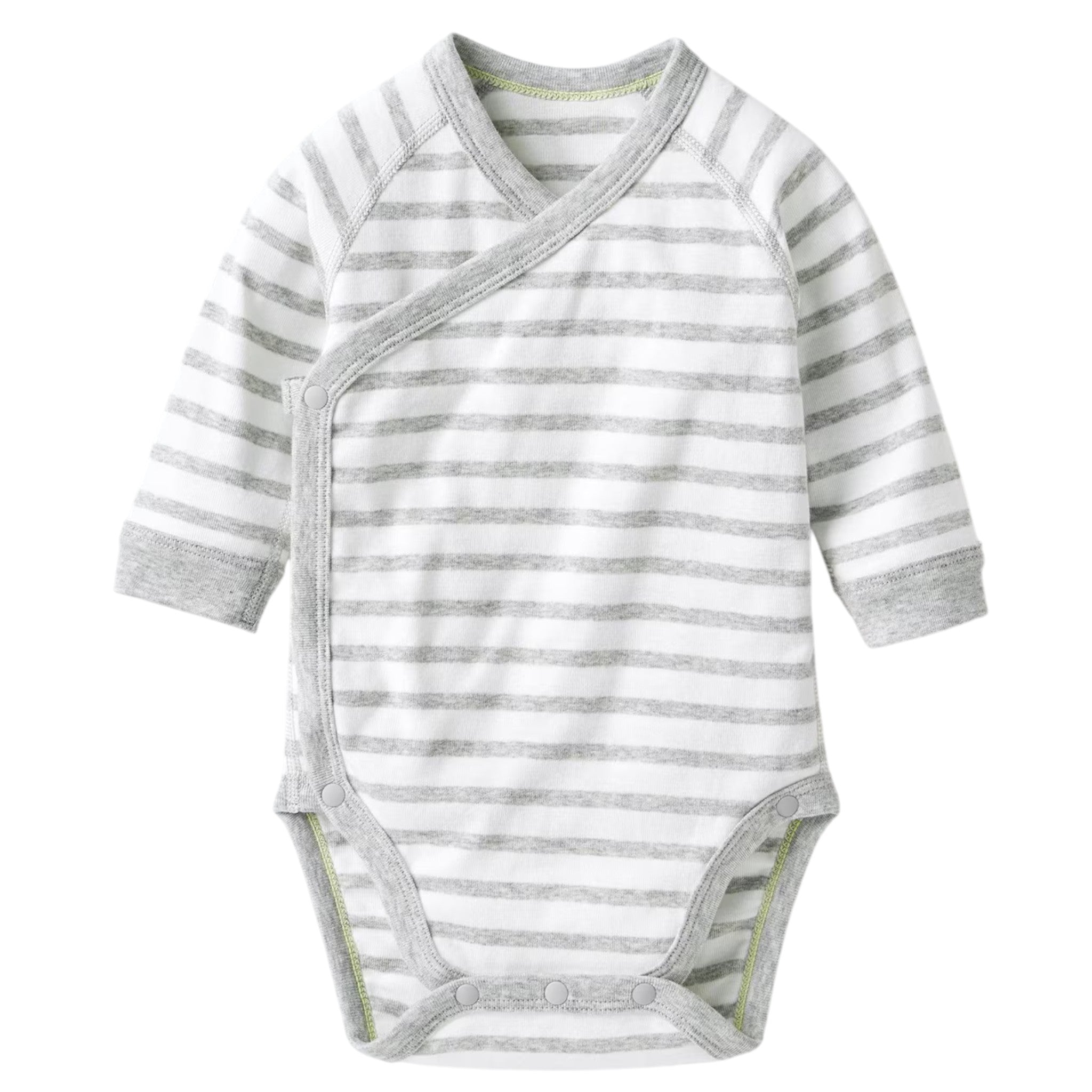 유니클로 베이비 바디수트 앞여밈 그레이 60~70cm