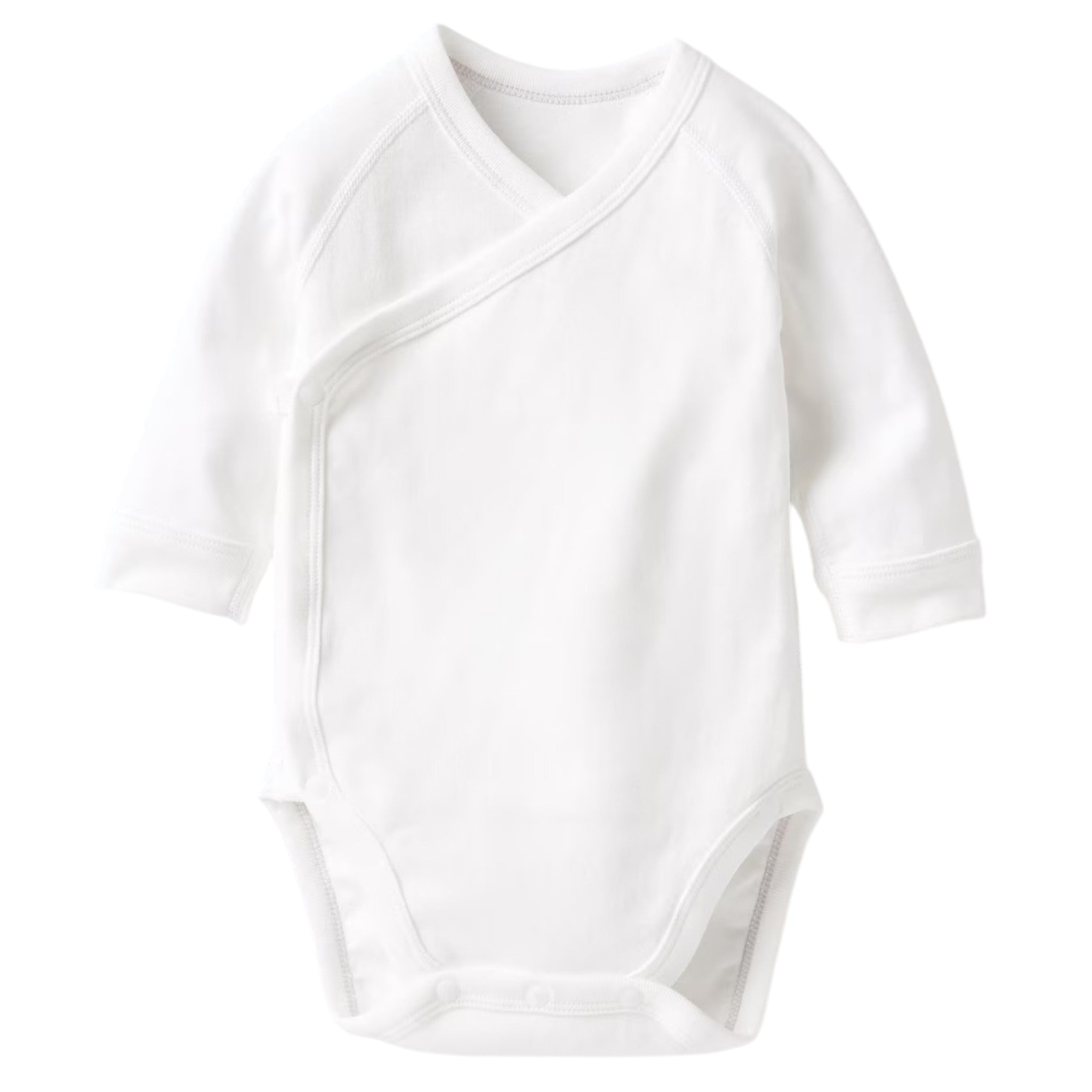 유니클로 베이비 바디수트 앞여밈 화이트 60~70cm
