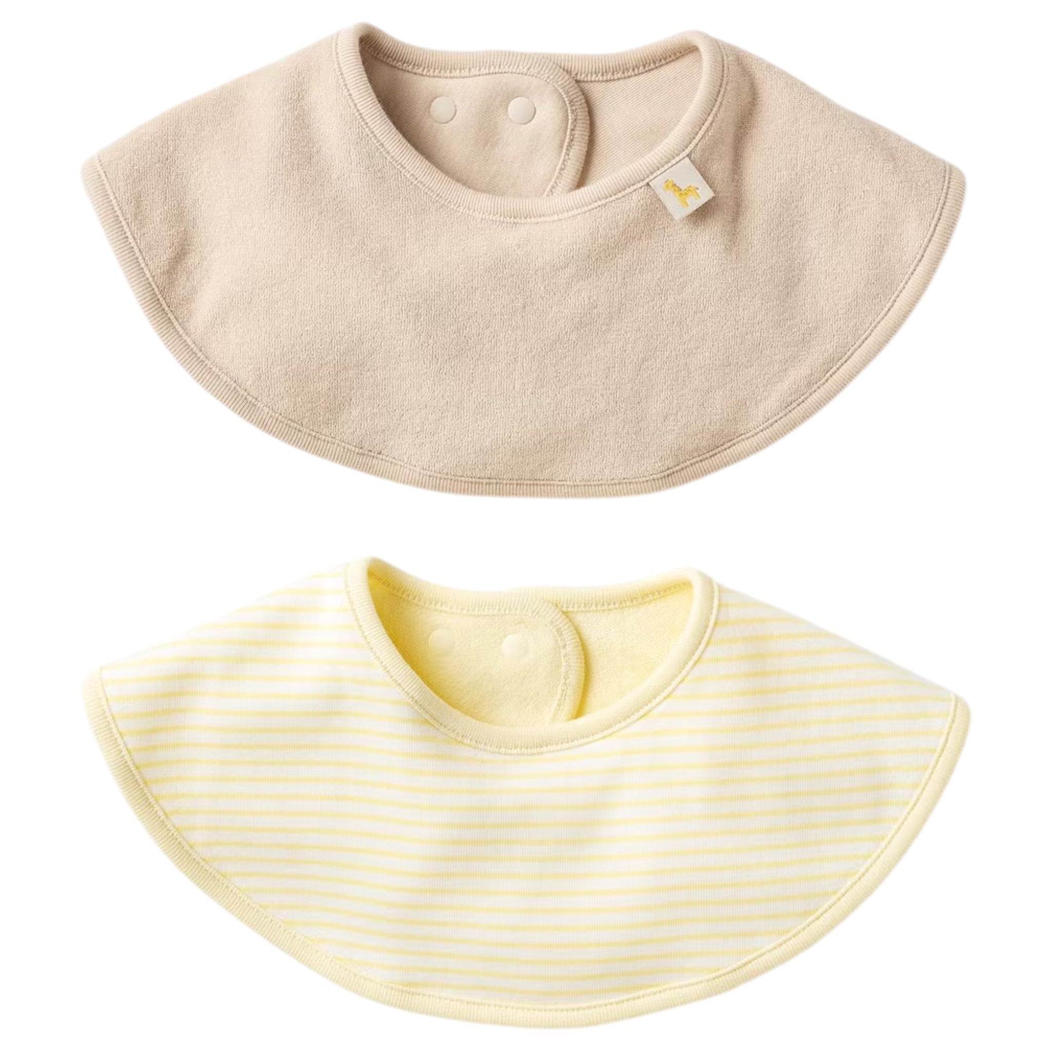 유니클로 베이비 아기 턱받이 2매 세트