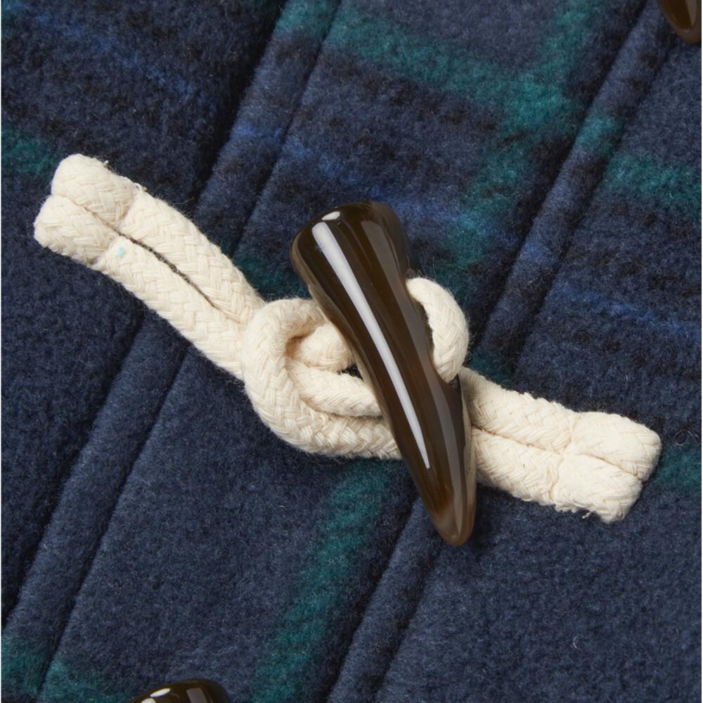 TOYSRUS RAT-A-TATR 유아 패딩 더플 코트 체크 네이비