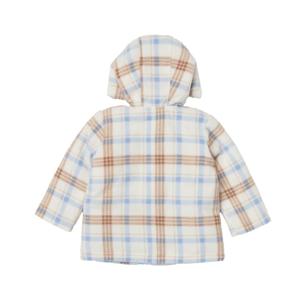 玩具反斗城 RAT-A-TATR 嬰兒絨毛大衣 格紋 自然色