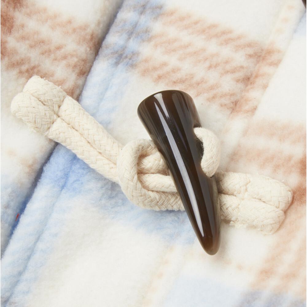 玩具反斗城 RAT-A-TATR 嬰兒絨毛大衣 格紋 自然色