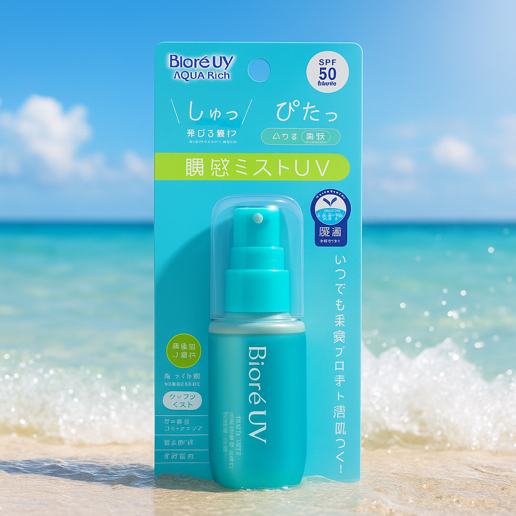 비오레 UV 아쿠아리치 아쿠아 프로텍트 미스트 SPF50 PA++++ 60ml