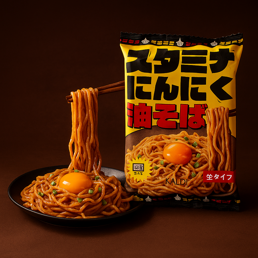 칼디 스태미너 마늘 오일 소바 190g