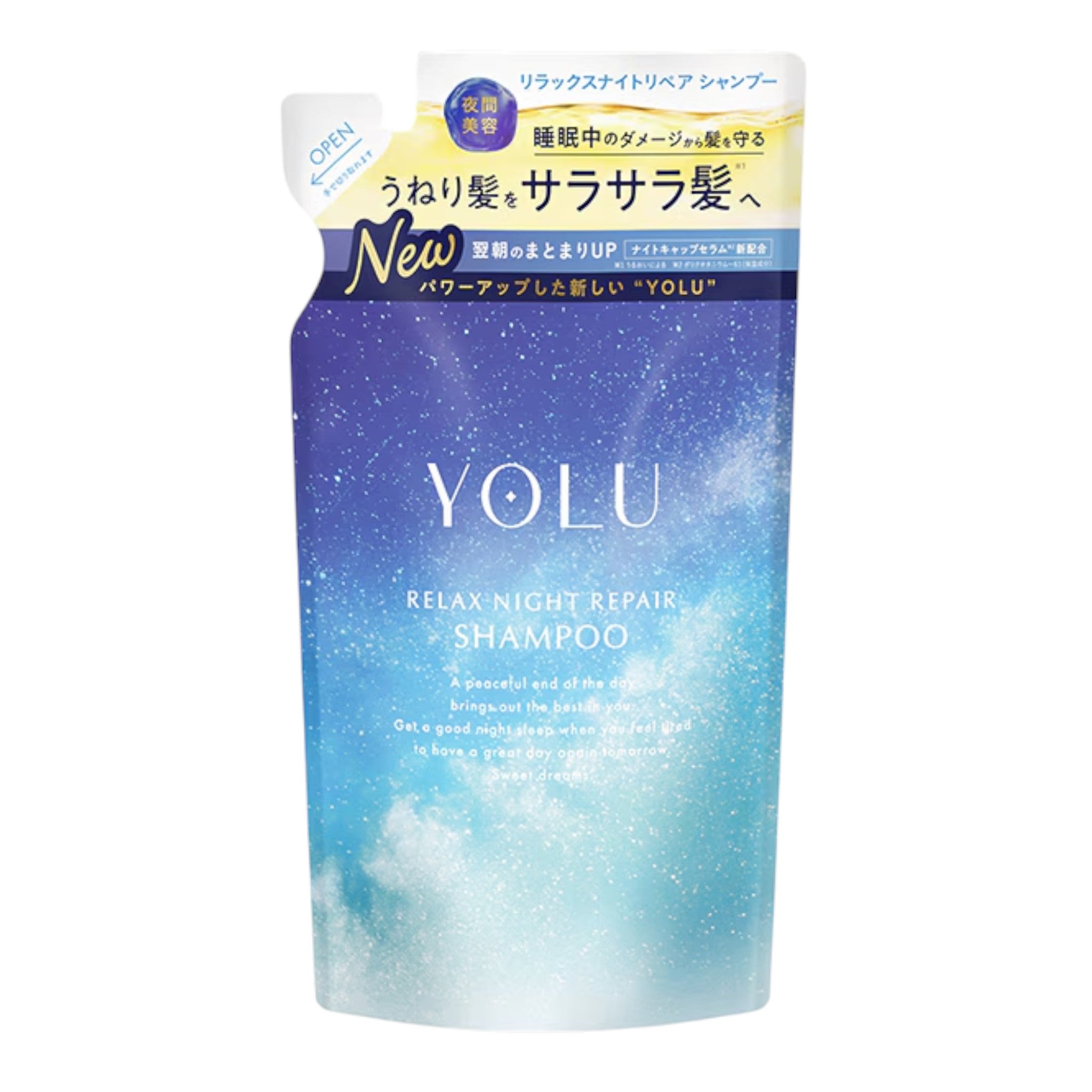 YOLU 요루 릴렉스 나이트 리페어 샴푸 리필 370ml