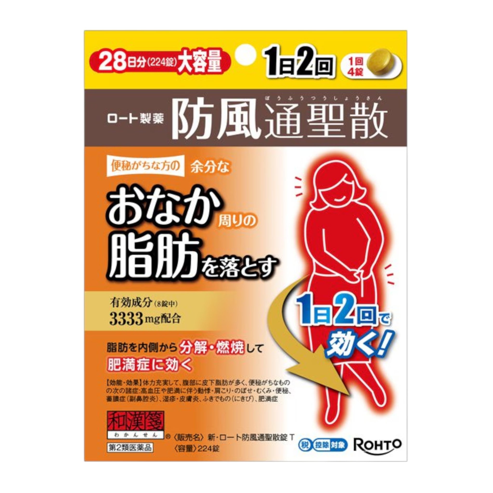 로토제약 와칸센 신 로토 방풍통성산정 T 224정 (28일분)