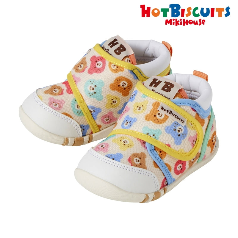 미키하우스 HOT BISCUITS 베이비 퍼스트 슈즈 화이트 (115-135)