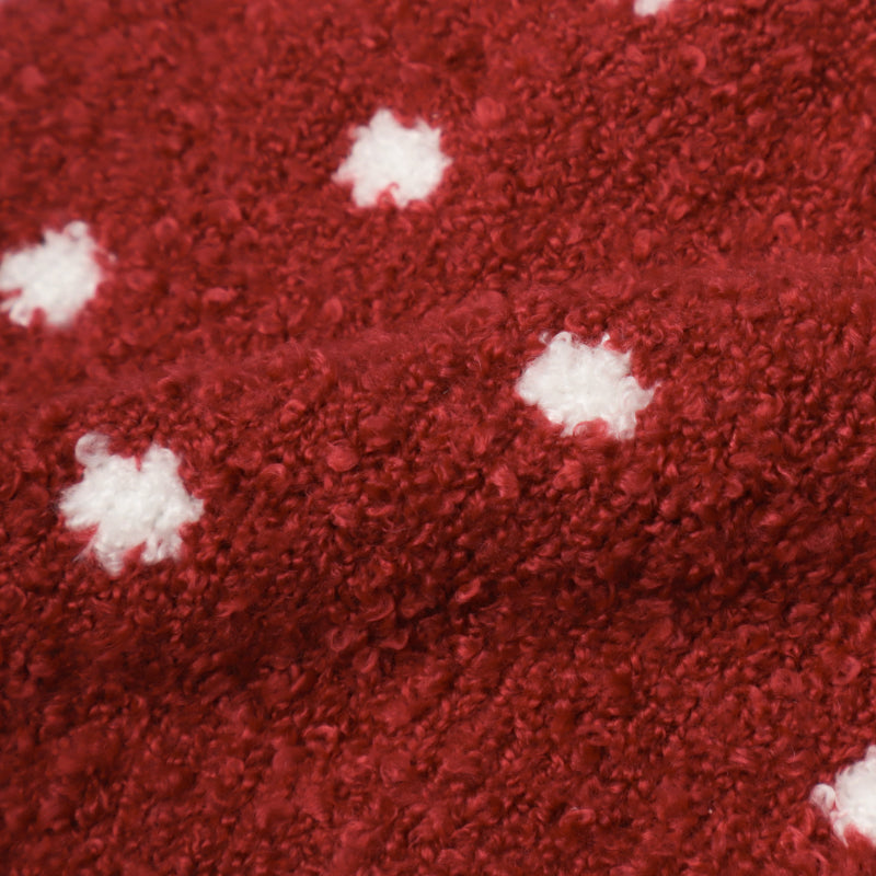 아카짱혼포 딸기 니트모자 와인 (38–50cm)