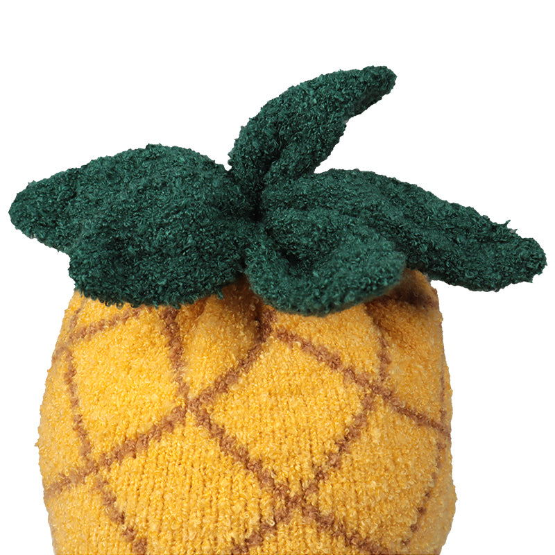 아카짱혼포 파인애플 니트모자 옐로우 (38–50cm)